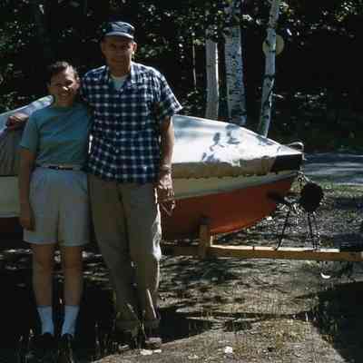Homer's from Endicott leaving after weekend visit.