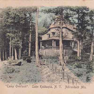 "Camp Overlook" Lake Kushaqua, N. Y. Adirondack Mts.