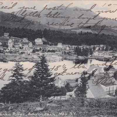 Saranac River, Adirondack, Mts., N. Y.