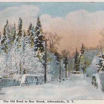 The Old Road to Ray Brook, Adirondacks, N.Y.