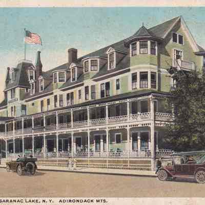Riverside Inn, Saranac Lake, N.Y. Adirondack Mts.