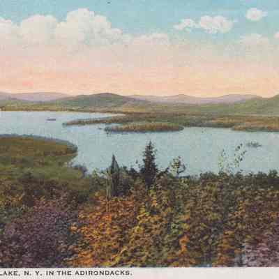 Upper Saranac Lake, N. Y. in the Adirondacks.