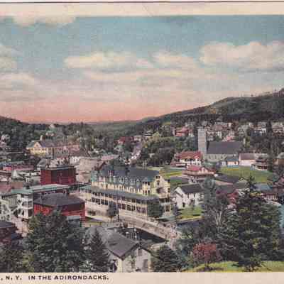 Saranac Lake, N.Y. in the Adirondacks.