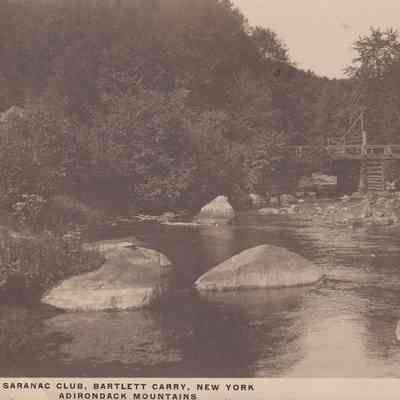 Saranac Club, Bartlett Carry, New York, Adirondack Mountains