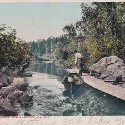 Martin's Channel, Saranac River, Adirondack Mountains.