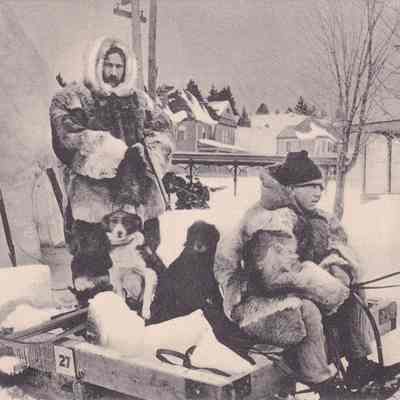 Float. Polar Expedition, Winter Carnival, Saranac Lake , N.Y.