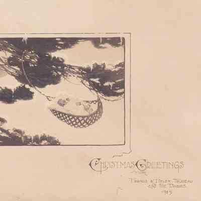 Christmas Greetings from Francis and Helen Trudeau and the Babies