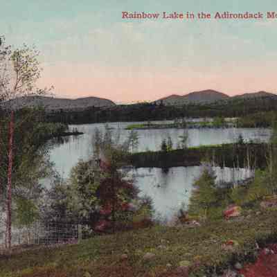 Rainbow Lake in the Adirondack Mountains, N. Y.