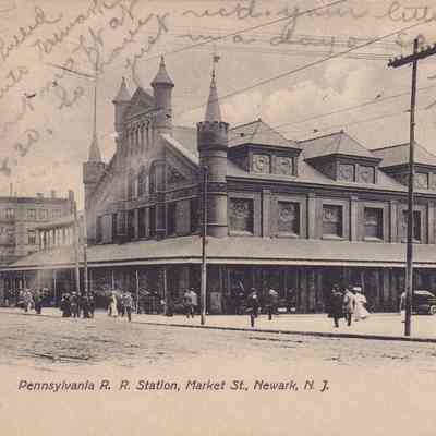 Pennsylvania R. R. Station, Market St., Newark, N. J.