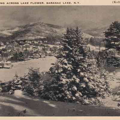 Mt. Baker Looking Across Lake Flower, Saranac Lake, N. Y.