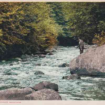 Rapids at Bartlett's Carry, Adirondack Mountains