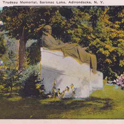 Trudeau Memorial, Saranac Lake, Adirondacks, N. Y.