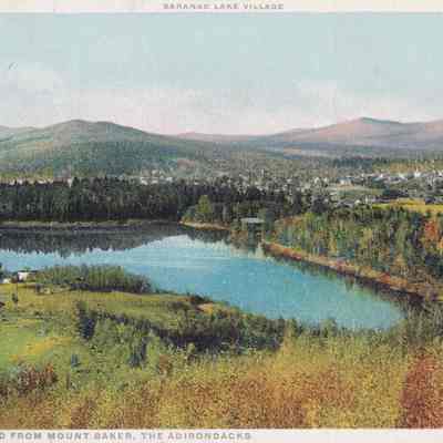 Moody Pond from Mount Baker, the Adirondacks