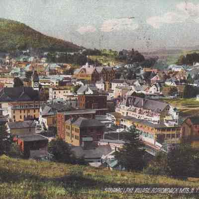 Saranac Lake Village, Adirondack Mts., N. Y.