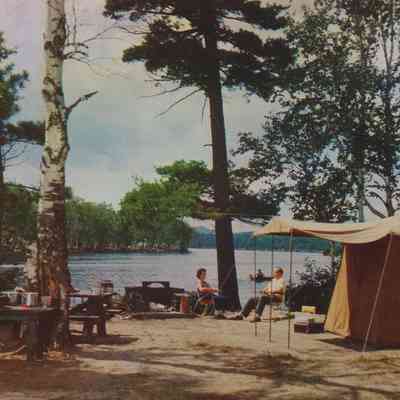 A Typical Day of Relaxation at the Fish Creek Camp Site