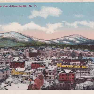 Saranac Lake in the Adirondacks, N. Y.