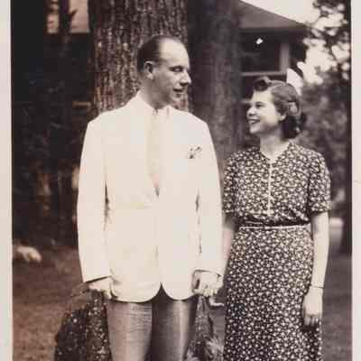 Bill Stern and bride