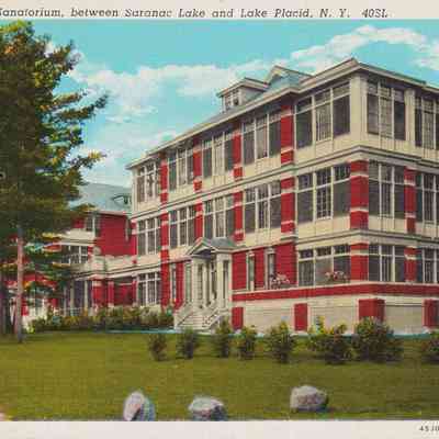 Raybrook Sanatorium, between Saranac Lake and Lake Placid, N. Y.