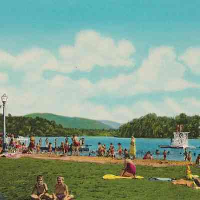 Municipal Beach and Lake Flower