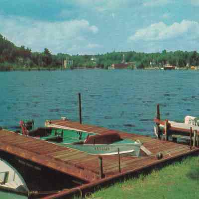 Lake Flower and the Town of Saranac Lake, N. Y.