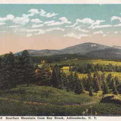 Scarface Mountain from Ray Brook, Adirondacks, N.Y.