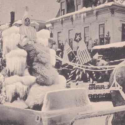 Float, Jack Frost, Winter Carnival, Saranac Lake, N.Y.