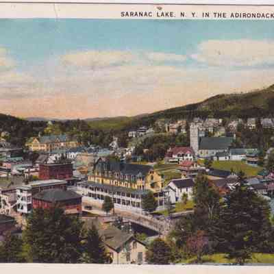 Saranac Lake, N. Y. in the Adirondacks.