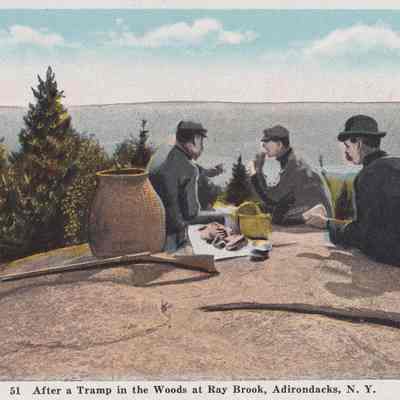 After a Tramp in the Woods at Ray Brook, Adirondacks, N.Y.