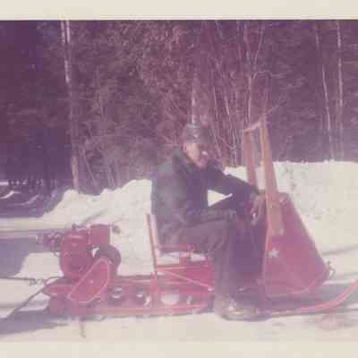 Carl's New Snow Sled