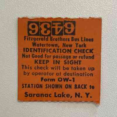 Ticket, Transportation