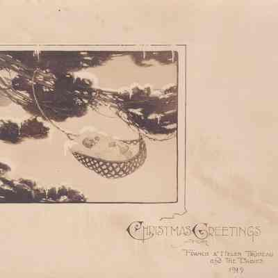Christmas Greetings from Francis and Helen Trudeau and the Babies