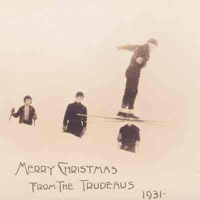 Merry Christmas from the Trudeaus