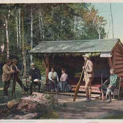 An Open Camp in the Adirondacks