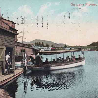 On Lake Flower, Saranac Lake, N. Y.