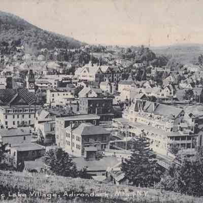Saranac Lake Village, Adirondack Mts, N.Y.