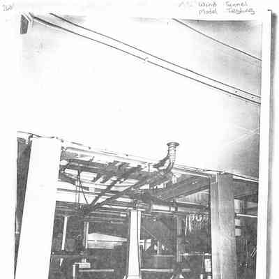 Photocopied photos of Wind Tunnel Test Facility for Avrocar - image 2
