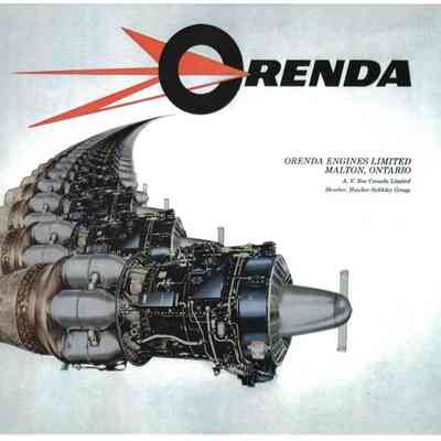 Promotional picture of Orenda Engines sitting next to each other forever into the picture