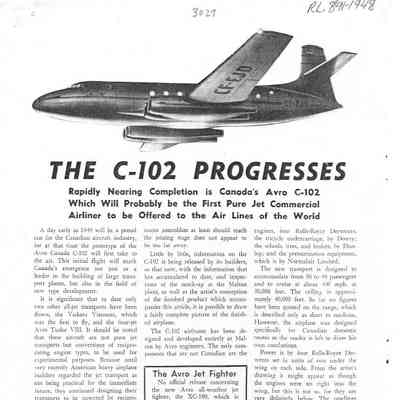 The C-102 Progresses