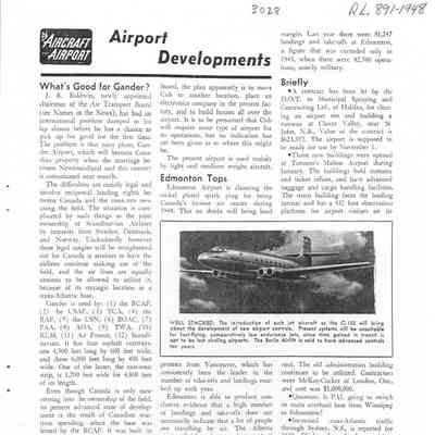 Airport Developments - Feb 1949