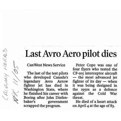 Last Avro Aero pilot dies