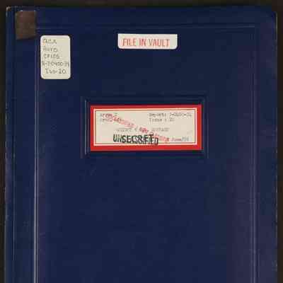 Arrow 2 production A/C: weight and C.G. summary, June 1/58 Report No. 7-0400-34 Issue 20