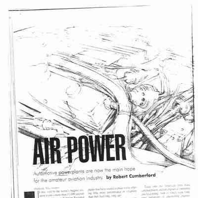 Air Power - Automotive powerplants are now the main hope for the amateur aviation industry