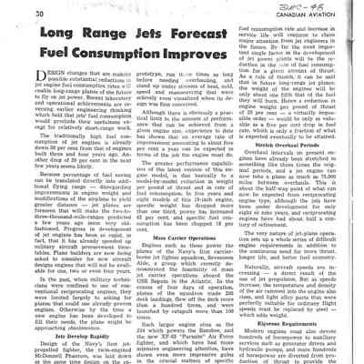 Long Range Jets Forecast Fuel Consumption Improves
