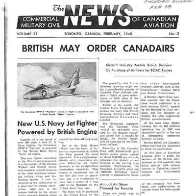 The News of Canadian Aviation - Feb 1948