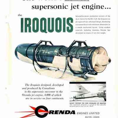 The world's newest supersonic jet engine...Iroquois