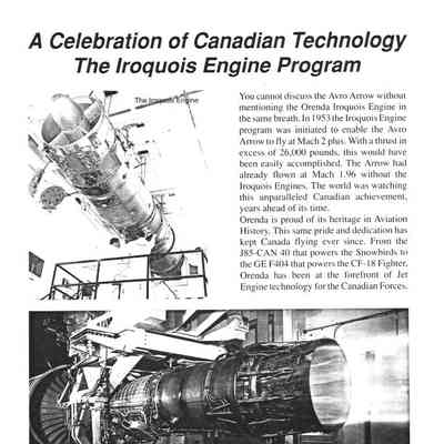 A Celebration of Canadian Technology - The Iroquois Engine Program