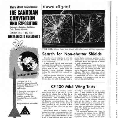 CF-100 Mk 5 wing tests
