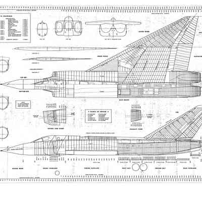 Avro CF-105 Arrow Mk.1 Station and Data Lines