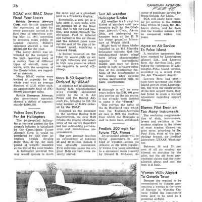 Predicts 500 mph for Future TCA Planes - Feb 1948