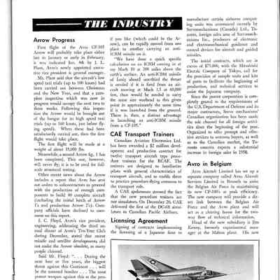 The Industry - Jan 1958
